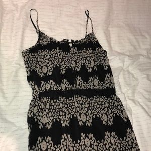 Banana Republic Black and Tan maxi dress size 10